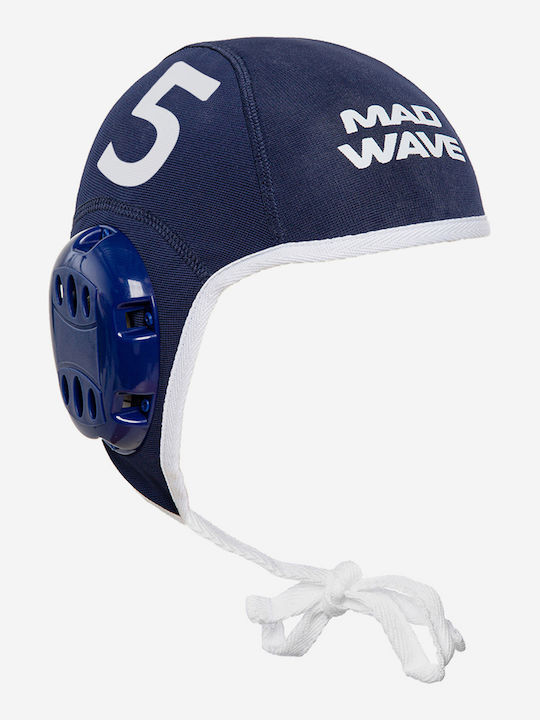 Water Polo Cap No 5 Mad Wave Water Polo Cap Blue White M0597020504w Blue