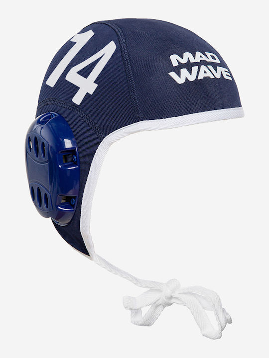 Σκουφάκι Υδατοσφαίρισης No 14 Mad Wave Water Polo Cap Blue White M0597021404w Μπλε