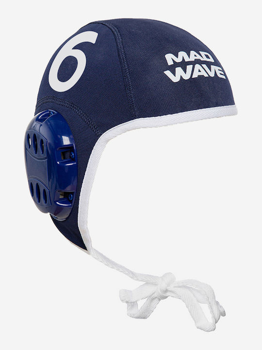 Water Polo Cap No 6 Mad Wave Water Polo Cap Blue White M0597020604w Blue