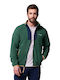 Full Men's Fleece Cardigan Green