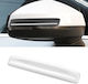 4 Pieces Set Rubber Anti-Collision Strip Car Doors White