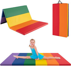 Costway Αναδιπλούμενο Στρώμα Γυμναστικής Pilates Πολύχρωμο Costway Αναδιπλούμενο Στρώμα Γυμναστικής Pilates Πολύχρωμο