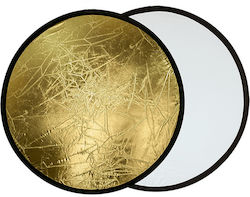 Oem Reflector Rotund 2în1 Alb-Auriu 80cm
