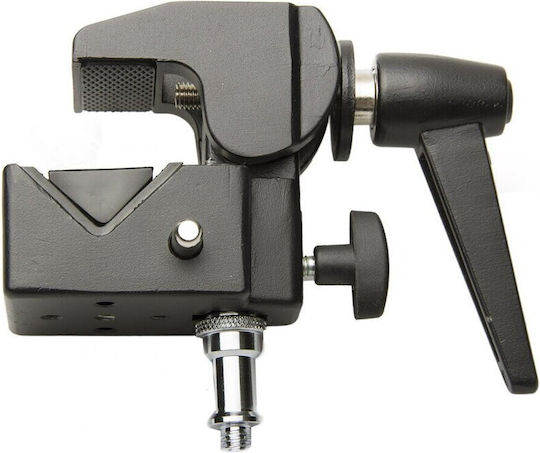 Commlite Suport Tip Clește Dublu 1/4 3/8 Spigot Accesorii