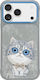 Nimmy Case Big Eyed Pet 2.0 Cat Iphone 17 Pro Max Grey N-xdy-ip17-pro-max-023