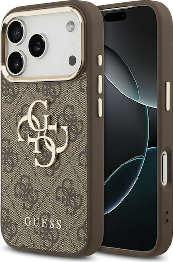 Guess Umschlag Rückseite Synthetisches Leder / Leder Gold (iPhone 17 Pro Max)