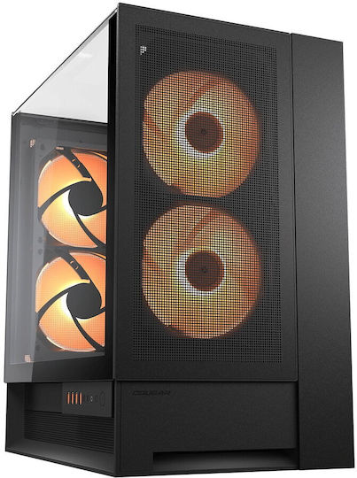 Cougar OmnyX Gaming Midi Tower Κουτί Υπολογιστή με ARGB Φωτισμό Μαύρο