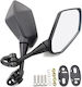 Καθρέπτες Μοτοσυκλέτας για Keeway Easy για Yamaha YZF - R125 2τμχ Μαύρο