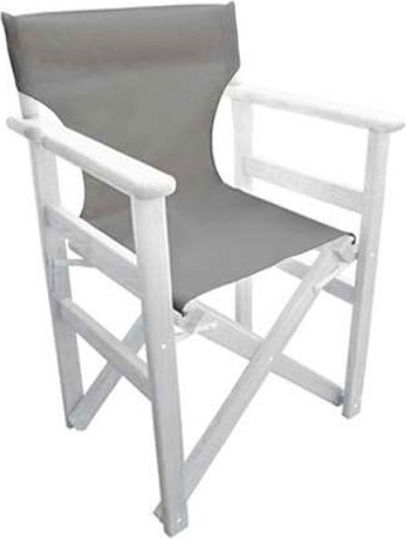 Wooden Director Chair Grey