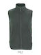 Sol's Factor Men's Sleeveless Promotional Cardigan Forest Green