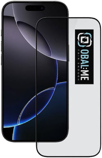 Obal:Me 5D 0.33mm Tempered Glass Black (Apple iPhone 17, Apple iPhone 17 Pro)