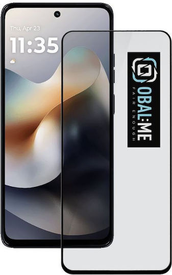Obal:Me 5D Tempered Glass Negru (Moto G56)