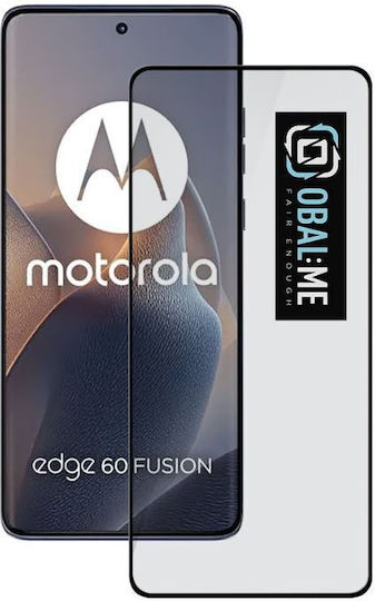 Obal:Me 5D 0.28mm Tempered Glass Μαύρο (Motorola Edge 60, 60 Pro, 60 Fusion)