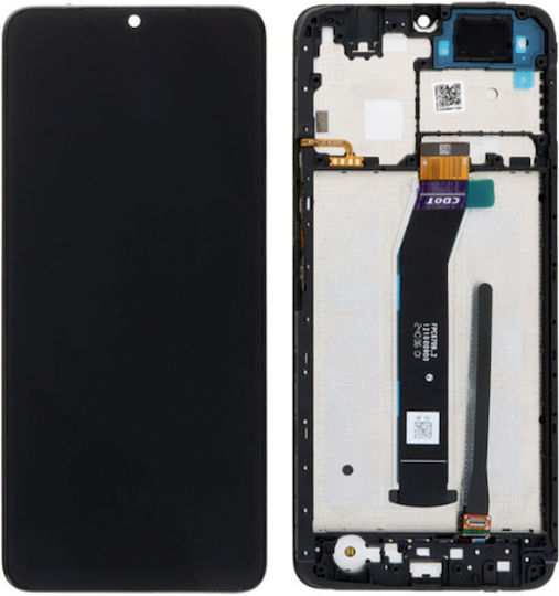 Οθόνη Grade A με Μηχανισμό Αφής και Πλαίσιο για Xiaomi Redmi A3 (Μαύρο)
