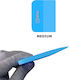 Hyper-fix Flexibler Spachtel aus Silikonfilm Tempered Glass Medium 10x7,5cm Blau