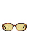 Meller Kessie Tigris Damen Sonnenbrille mit Gelb Gestell und Gelb Polarisiert Linse