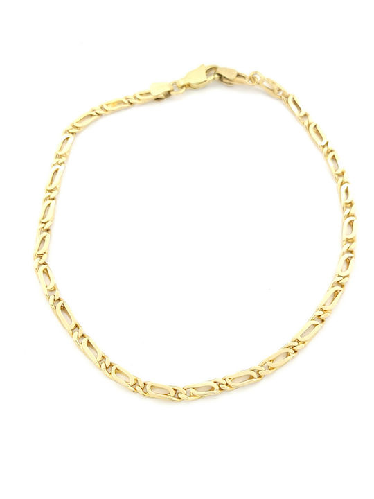 Мъжка Златна Верига Чанта за ръка 14K Дължина 21cm