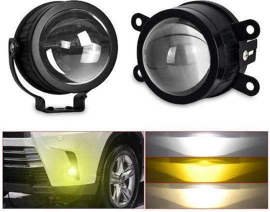 LED 55W 3cm with Yellow Lighting 2pcs