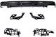 Diffuser Rear Bumper Mercedes-Benz CLA C117 13-16 AMG 45 Look AMG Sport Line Version Bumpers Piano Black