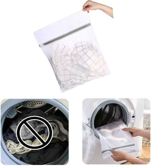 Husă-rețea Pentru Mașina de Spălat Haine cu Fermoar – Washing Bag S-022 40x50cm 1buc
