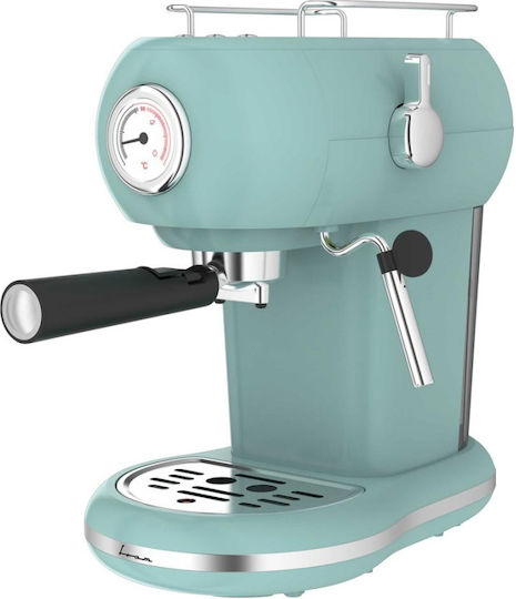 Fram Μηχανή Espresso 1100W Πίεσης 15bar Καφέ FEM-D15RGR