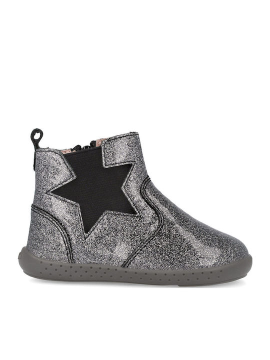 Garvalin Kids Boots with Zipper Silver