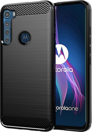 Back Cover Silicone Black (Motorola One Fusion Plus )