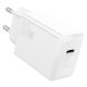 Hoco Charger Without Cable with USB-C Port 20W Power Delivery Whites (N68 Nuevo)
