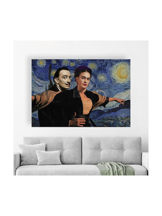 Panou Pânză Dali Frida Titanic Ofertă 60x40 Cm