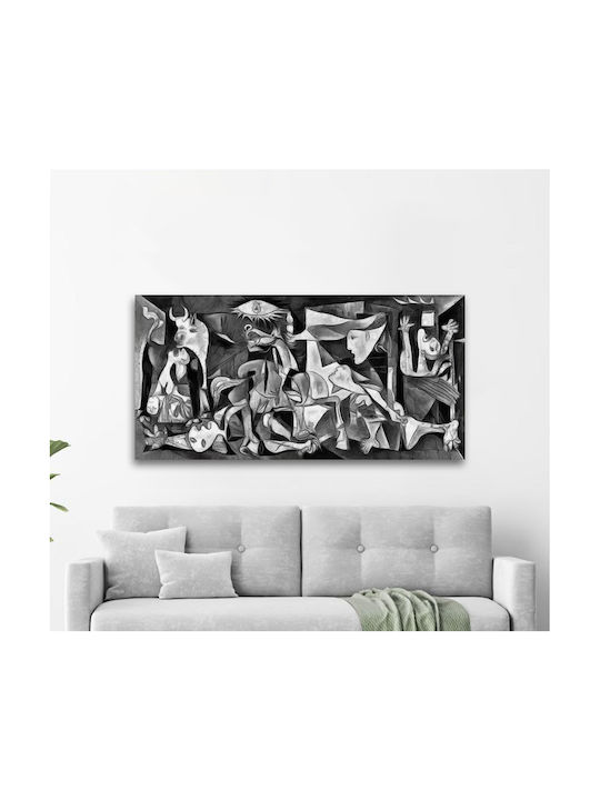 Πίνακας Ζωγραφικής Καμβά Γκουέρνικα Guernica By P Picasso 150x70 Cm