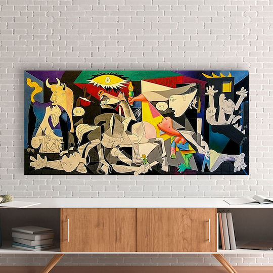 Canvas Painting Guernica Pop Art 150x70 Cm
