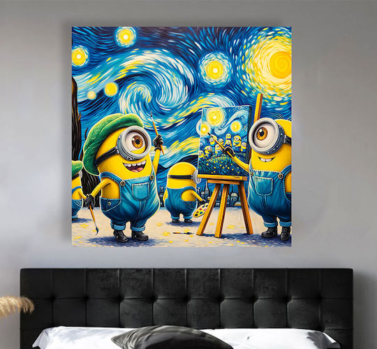 Canvas Painting Pop Art Painting Van Gogh 130x130 Cm