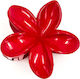 Irene Vilou Burgundy Claw with Flower Hair Clips
