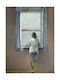 Painting Canvas Dali Figure At Window 60x90 Cm
