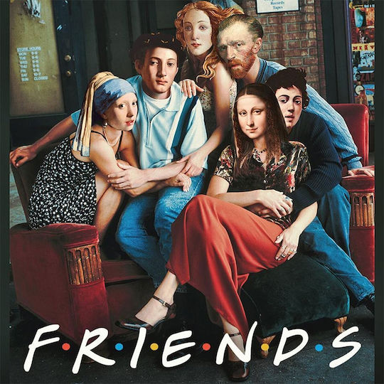 Panou Pânză Friends Pop Art 30x30 Cm