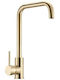Rousseau Kitchen Faucet Counter Gold