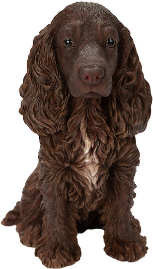 Dekorative Hund Tier aus Polyresin 20x20cm