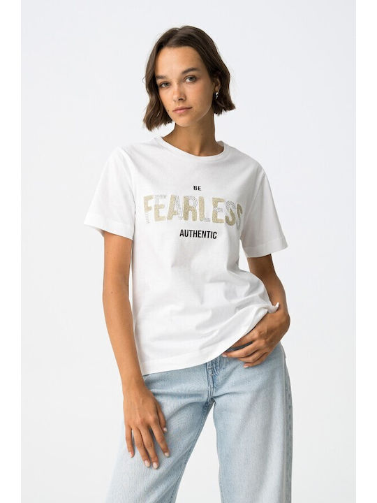 Γυναικείο Αθλητικό T-shirt Fast Drying Λευκό