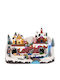 Iliadis Christmas Illuminated Decorative Village with Electric with Music and Movement 33x22x19cm.
