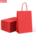 +Efo Papier Tasche für Geschenke Rot 31x12x42cm.