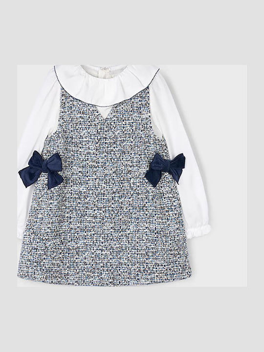 Rochie pentru Copii Mânecă lungă Blue