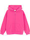 Kids Cardigan Cotton with Hood Fuchsia, Pink