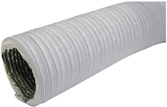 Tubulatură Flexibilă Combyflex Cu Întărire Din Sârmă Europlast Fc200-3 Ø200mm-3m Albă