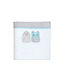 Baby Star Blanket Cot Tiny Friends Waffle Turquoise 100x150cm