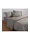 Nef-Nef Homeware Bettwäsche-Set Einzel Flanell 160x260cm. Otrando Green 3Stück