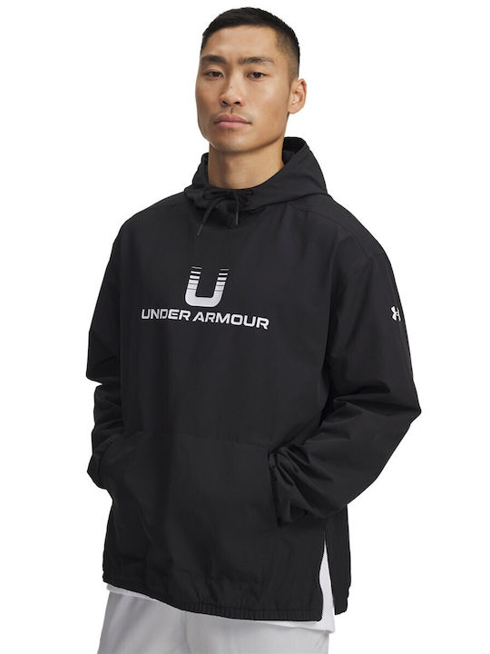 Ua Unstoppable Sweatshirt mit Kapuze Schwarz