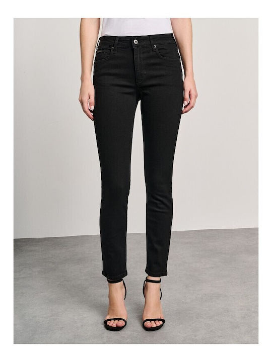 Sandra Women's Jean Trousers in Skinny Fit Black
