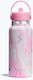 Hydro Flask Flasche Thermosflasche Rostfreier Stahl 945ml Pink Swirl mit Stroh
