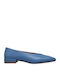 Leder Damen Ballerinas Blaue