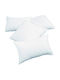 Teoran Sofa Cushion Made of 100% Cotton White 50x50cm